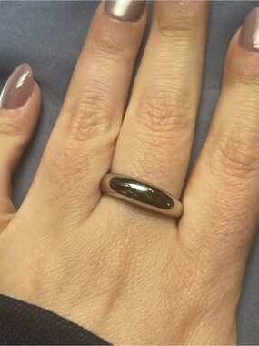 Classic Polished Dome Ring in Silver - Women's Jewelry